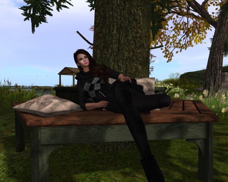 Auf der Sim Calas Galadhon Park in Second Life