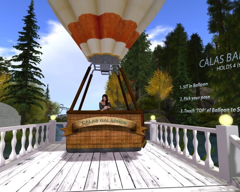 Auf der Sim Calas Galadhon Park in Second Life