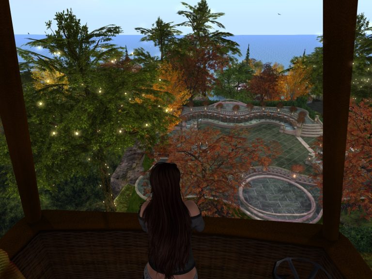 Auf der Sim Calas Galadhon Park in Second Life