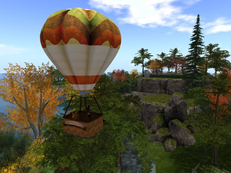Auf der Sim Calas Galadhon Park in Second Life