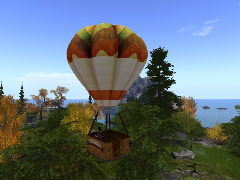 Auf der Sim Calas Galadhon Park in Second Life