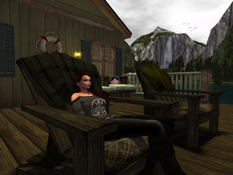 Auf der Sim Calas Galadhon Park in Second Life