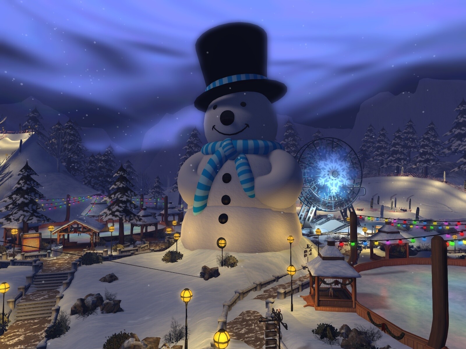 Auf der Sim Winter Wonderland in Second Life