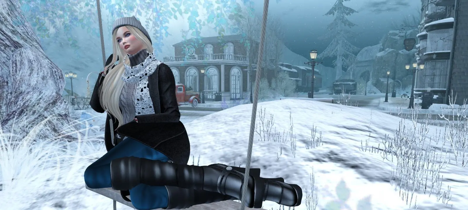 Auf der Sim Senses, Serena Salina und Hades in Second Life