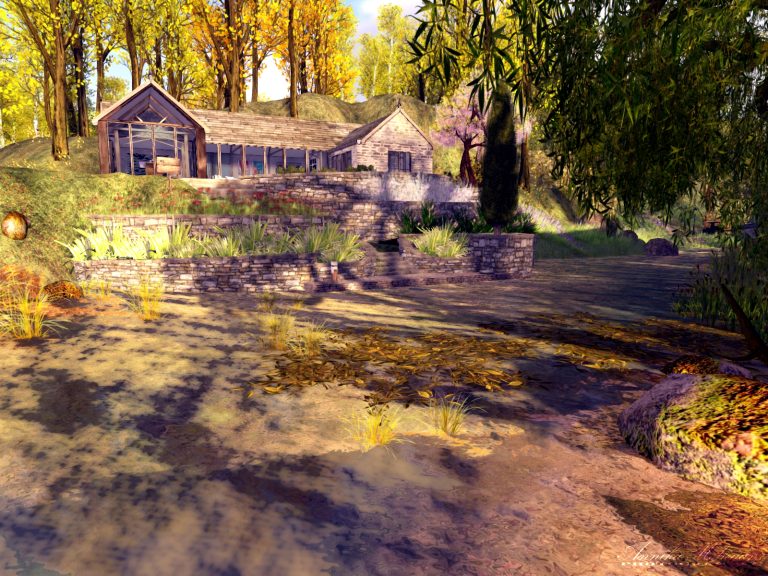 Auf der Sim Soul2Soul River in Second Life