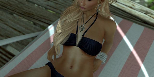erratic Brooklyn Bikini – Aufnahme vom Shooting in Second Life