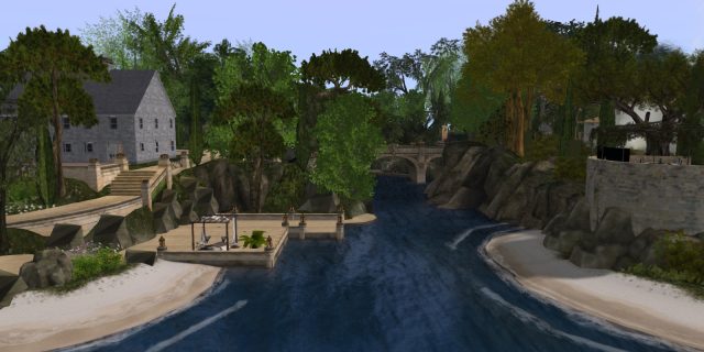 Auf der Sim The Groves Country Club in Second Life