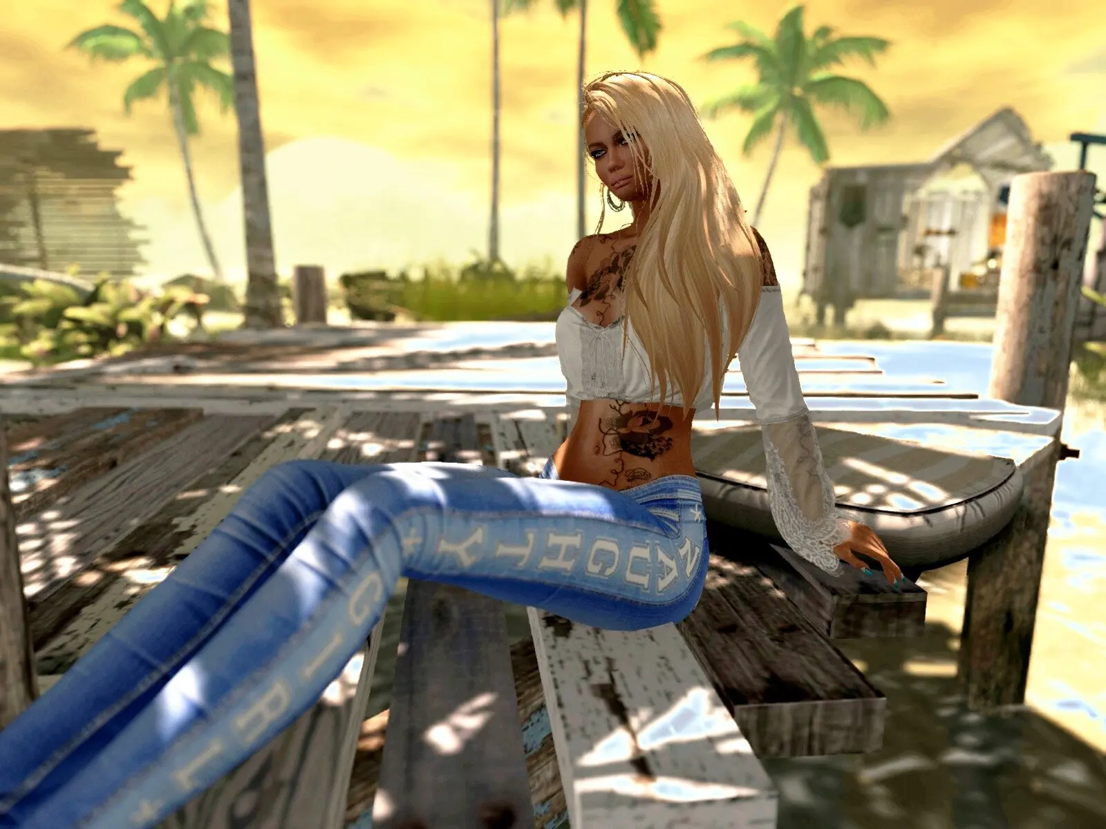 Auf der Sim Lost Lagoon in Second Life