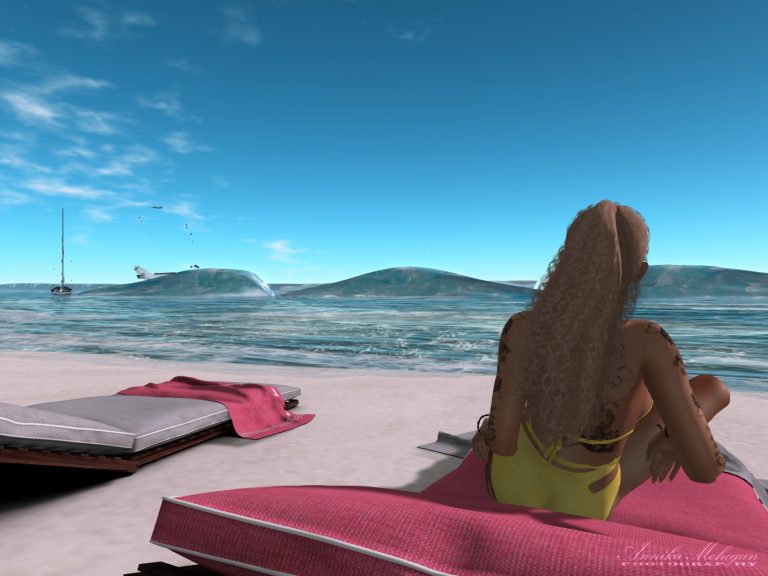 Auf der Sim Blue Fin in Second Life