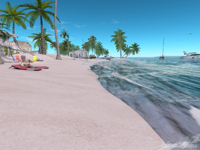 Auf der Sim Blue Fin in Second Life