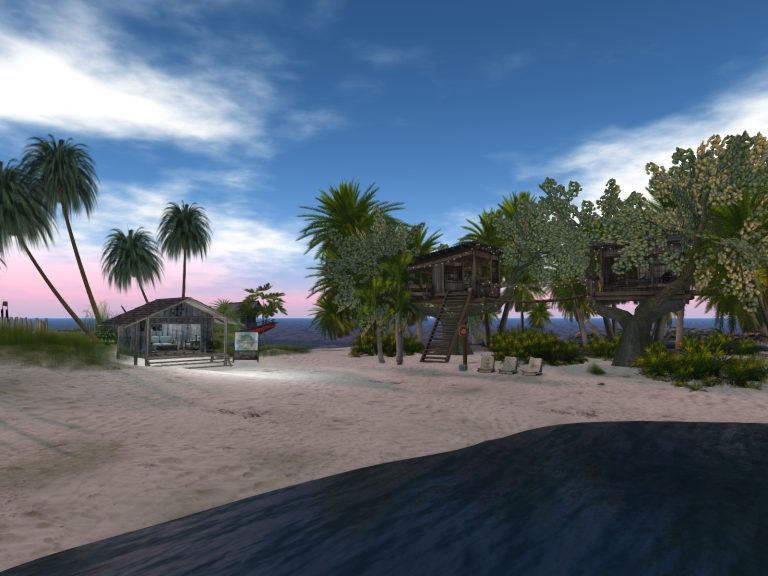 Auf der Sim Bundy Reef in Second Life