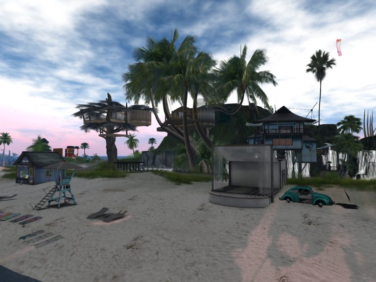 Auf der Sim Bundy Reef in Second Life