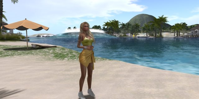 Auf der Sim The Beach (alsh) in Second Life