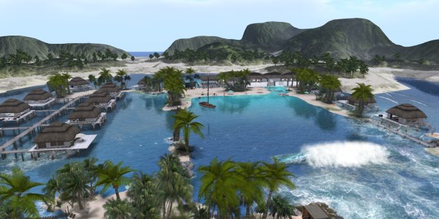 Auf der Sim The Beach (alsh) in Second Life