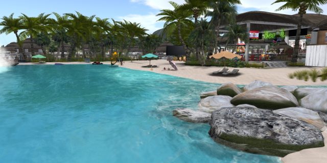 Auf der Sim The Beach (alsh) in Second Life