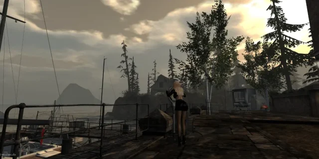 Auf der Sim Erebos Harbor in Second Life