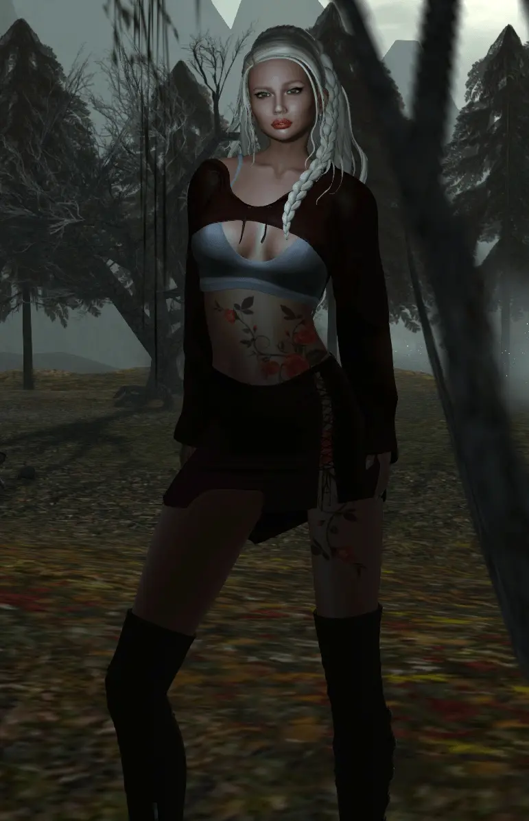 Auf der Sim Halloween Town in Second Life