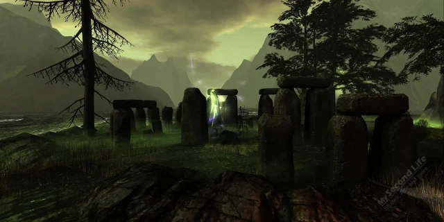 Auf der Sim Pendle Hill in Second Life