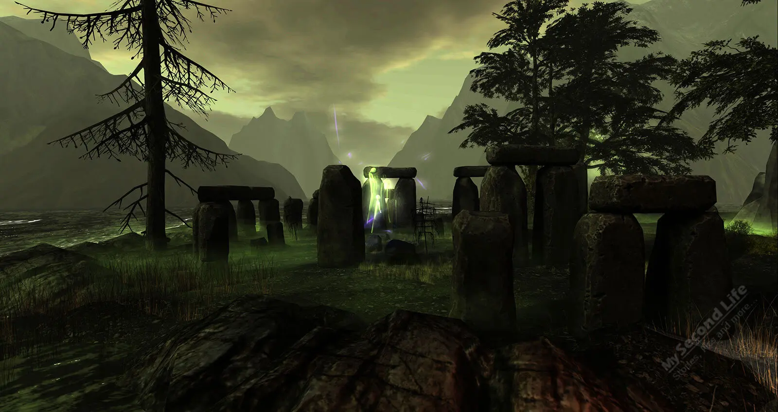 Auf der Sim Pendle Hill in Second Life