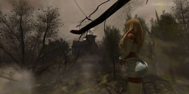 Auf der Sim The Haunt of the Sacred Moon in Second Life
