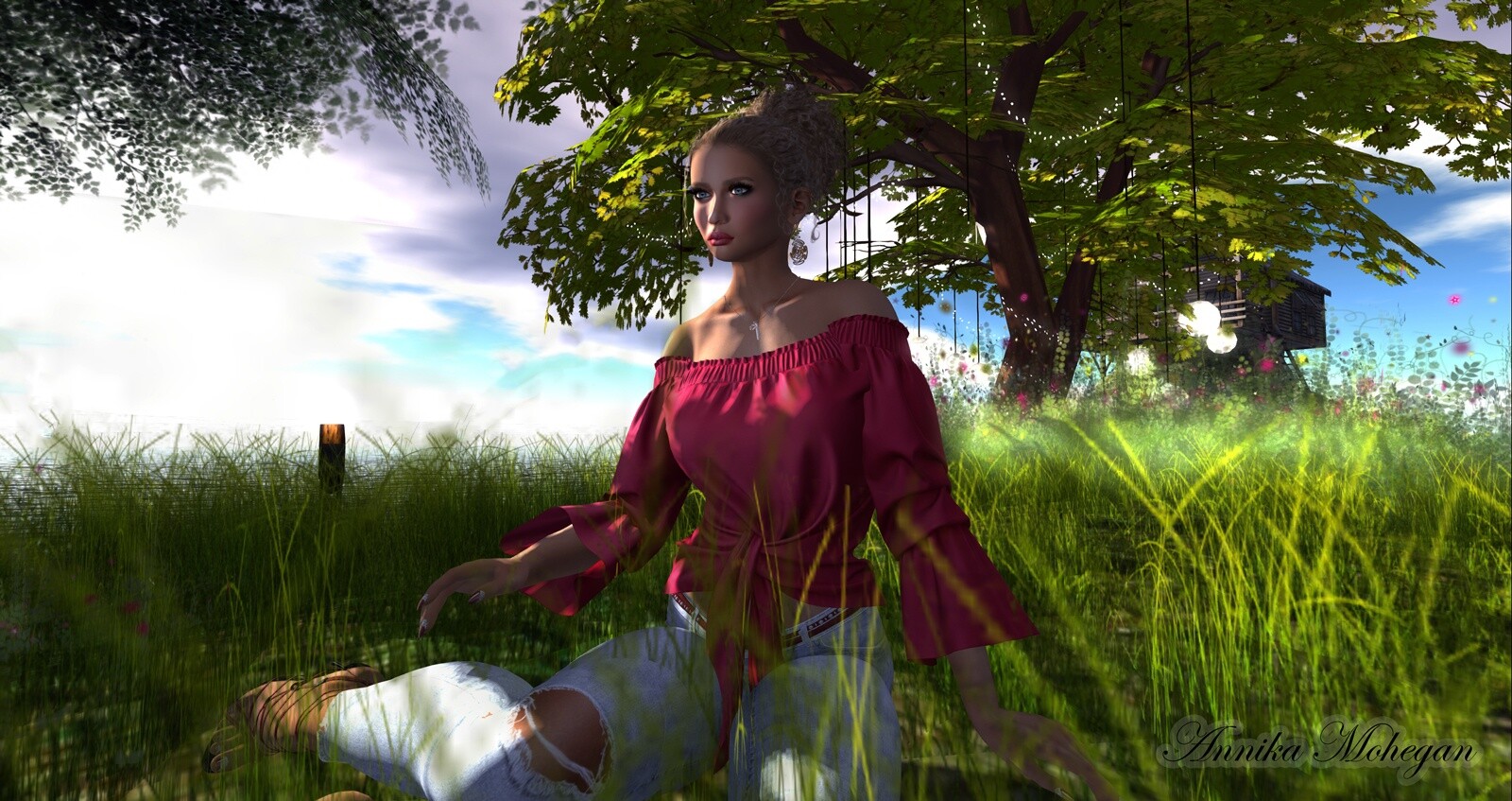 Auf der Sim Rustic Retreat in Second Life