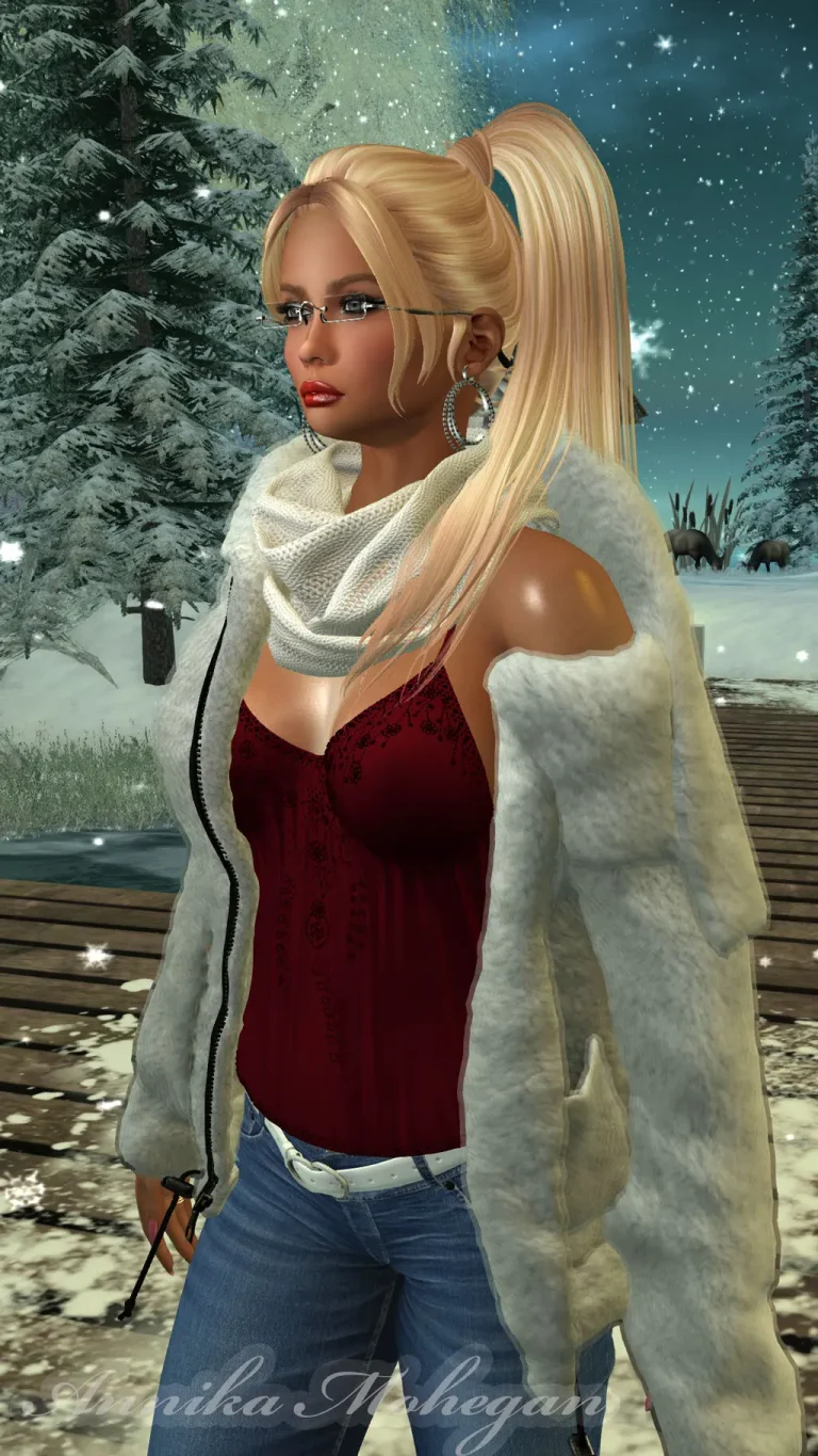 Auf der Sim Snow Falls in Second Life
