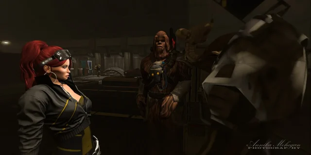 Auf der Sim Star Wars Legacies in Second Life