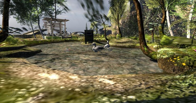Auf der Sim Riverie Beach in Second Life