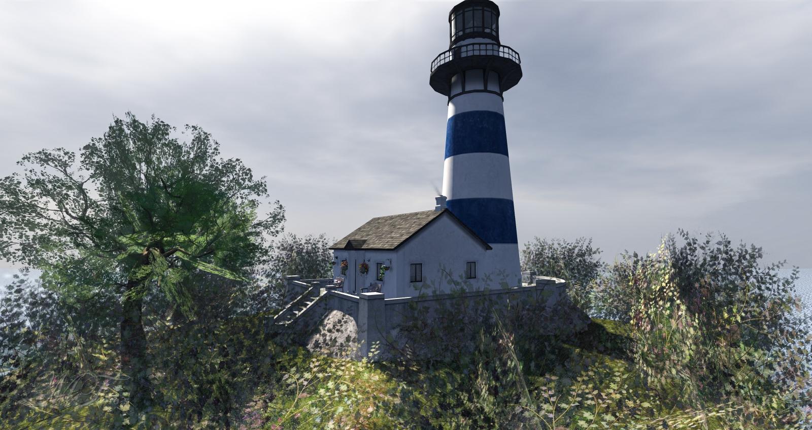 Auf der Sim Riverie Beach in Second Life