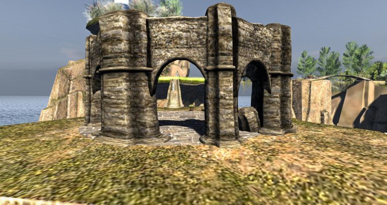 Auf der Sim Riverie Beach in Second Life