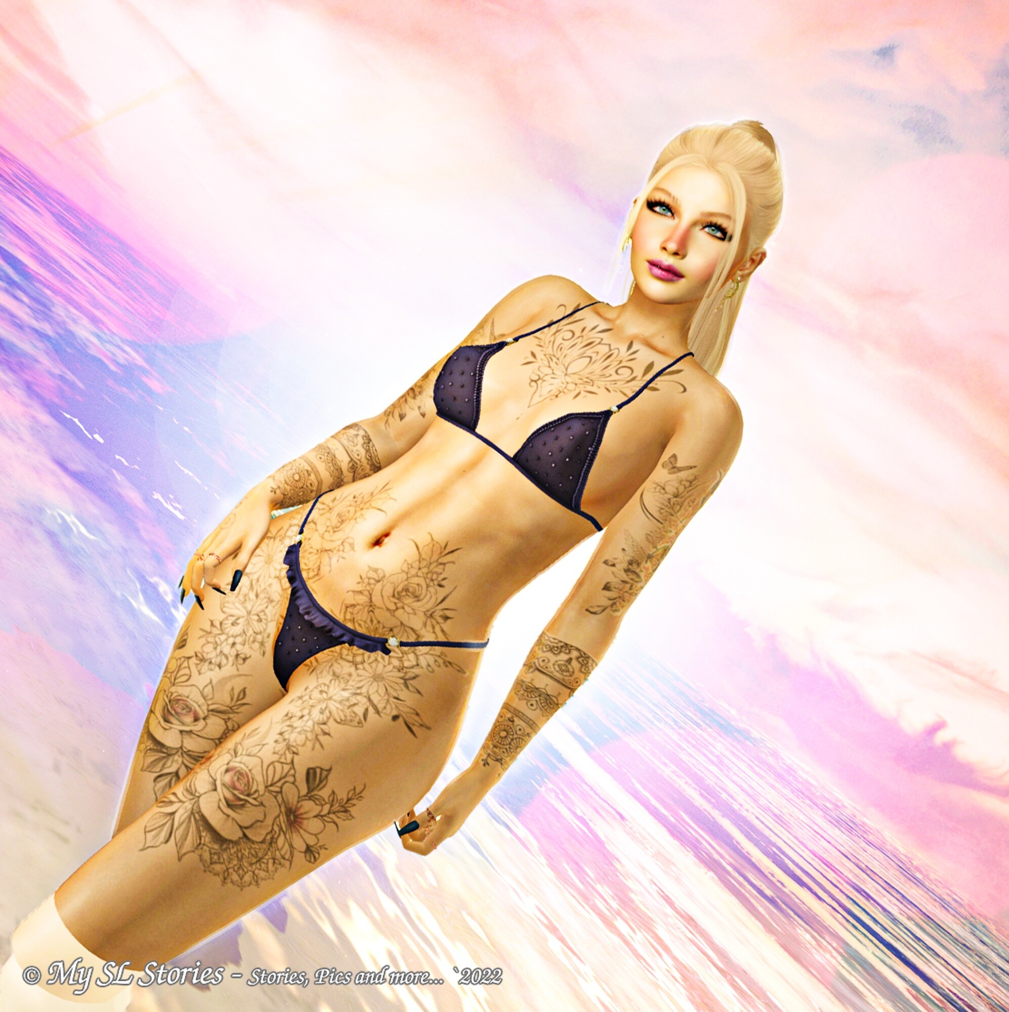 [Glitzz] Pearls Bikini