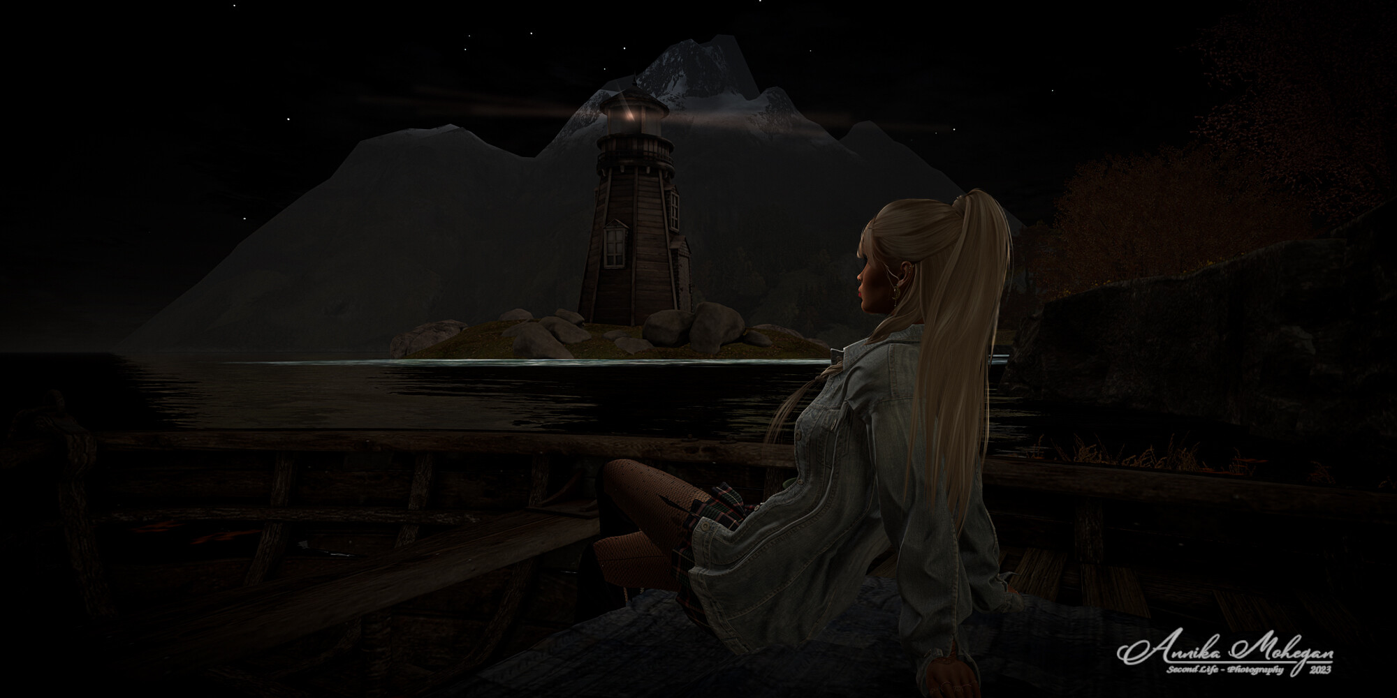 at night in Luane's world